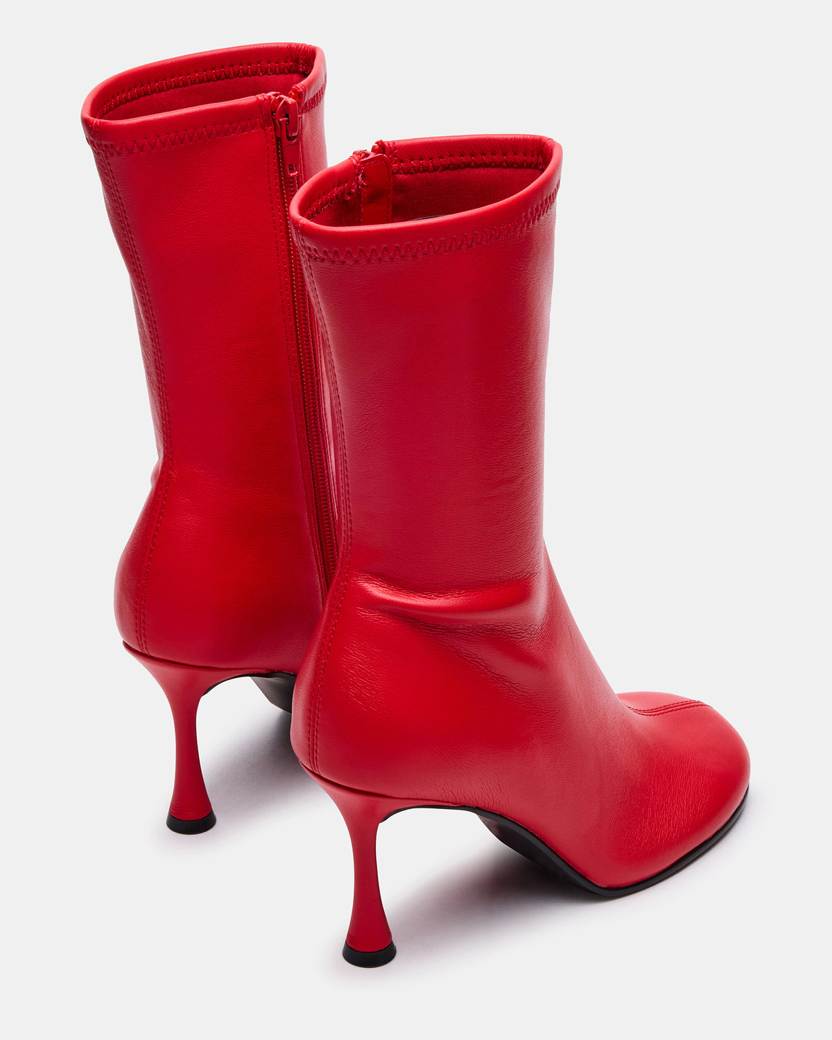 LORENZA Red Heeled Women's Ankle Boot | Steve Madden New