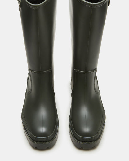 ROCKYH20 Olive Women's Water-Resistant Lug Boot | Steve Madden Essential
