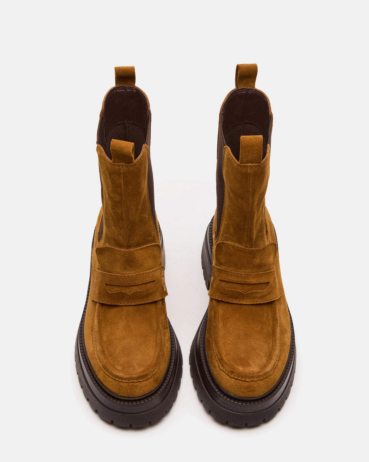 CONWAY Coganc Suede Platform Lug Chelsea Women's Ankle Boot | Steve Madden Discount