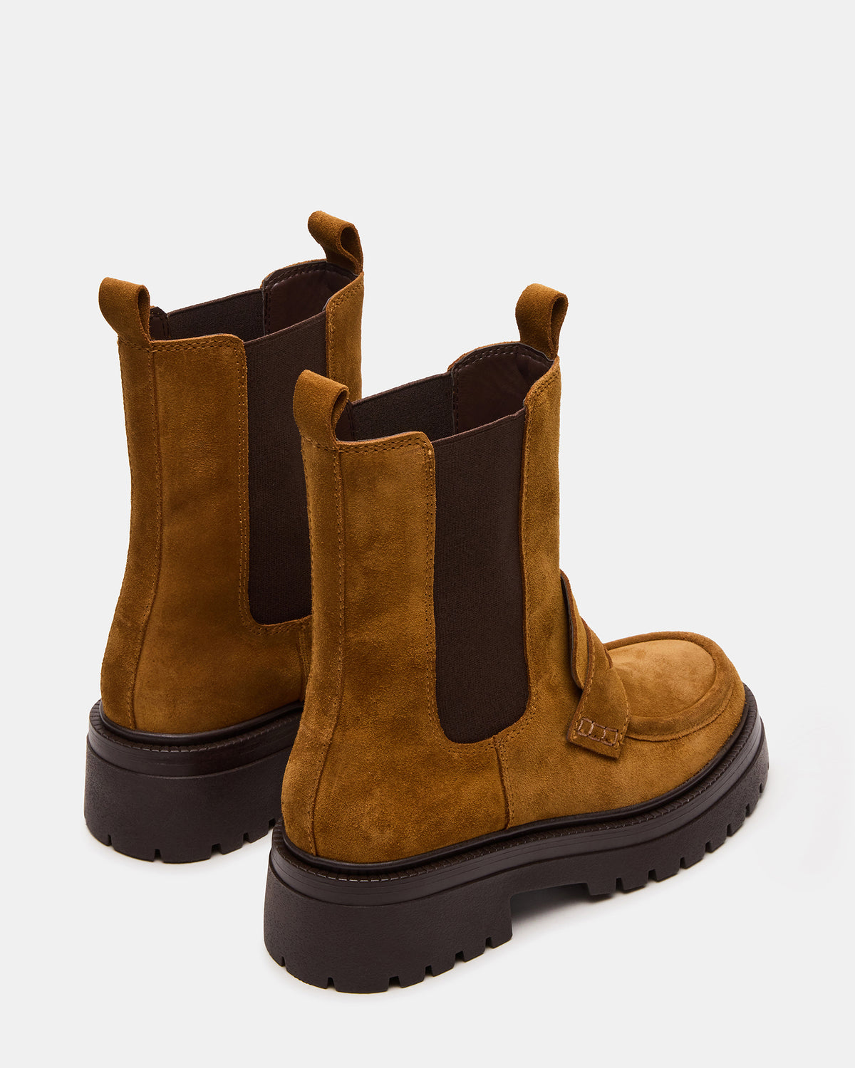 CONWAY Coganc Suede Platform Lug Chelsea Women's Ankle Boot | Steve Madden Discount