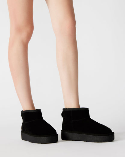 COMFY Black Suede Women's Ankle Boot | Steve Madden Latest