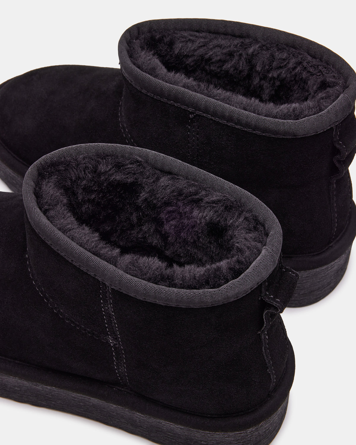 COMFY Black Suede Women's Ankle Boot | Steve Madden Latest