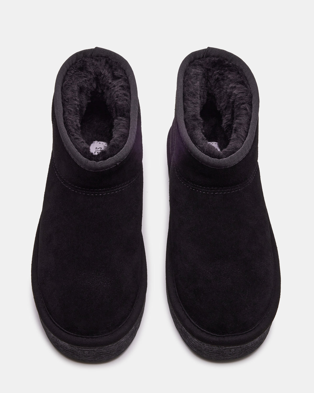 COMFY Black Suede Women's Ankle Boot | Steve Madden Latest