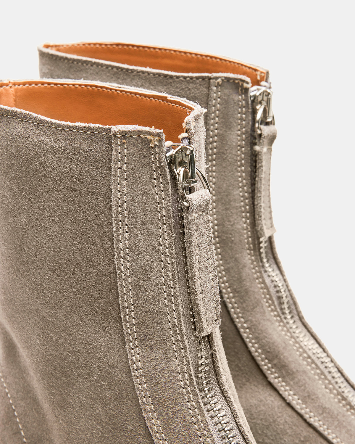 JONES Light Grey Zipper Lug Women's Ankle Boot | Steve Madden Best Price