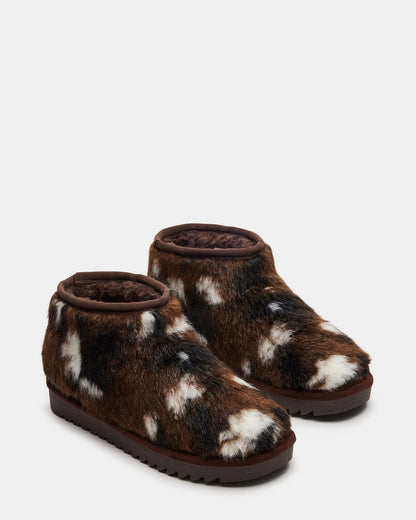 CABIN Faux Fur Multi Cozy Bootie | Women's Booties | Steve Madden Featured