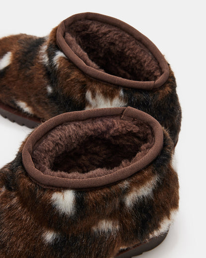CABIN Faux Fur Multi Cozy Bootie | Women's Booties | Steve Madden Featured