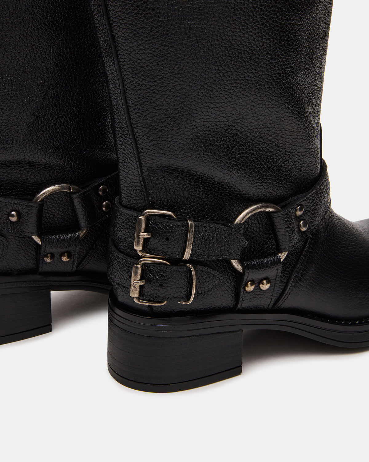 ASTOR Black Leather Wide Calf Knee-High Women's Boot | Steve Madden Customer Favorite