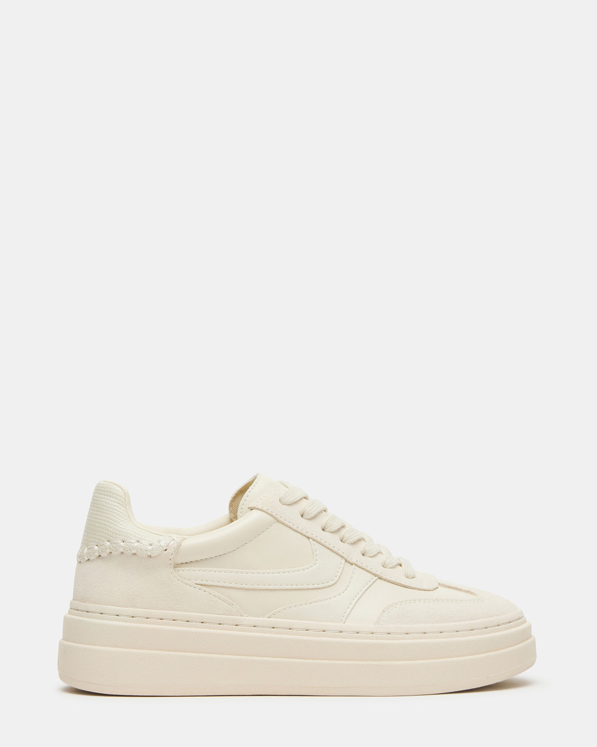 DODGE Off-White Low-Top Platform Women's Sneaker | Steve Madden Best Seller