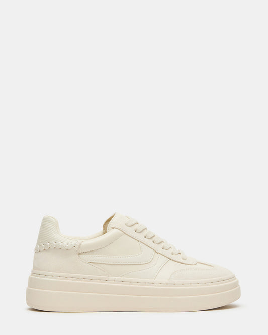 DODGE Off-White Low-Top Platform Women's Sneaker | Steve Madden Best Seller
