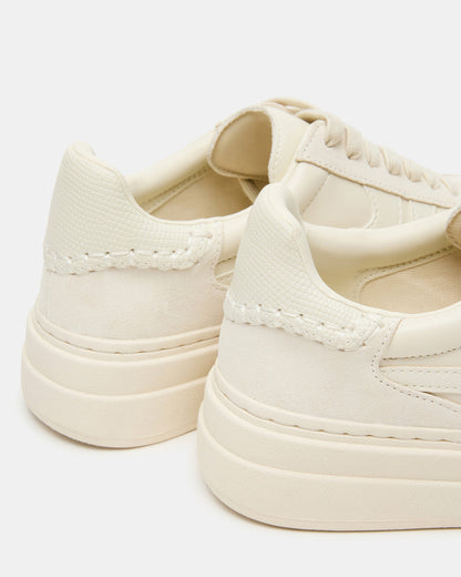 DODGE Off-White Low-Top Platform Women's Sneaker | Steve Madden Best Seller