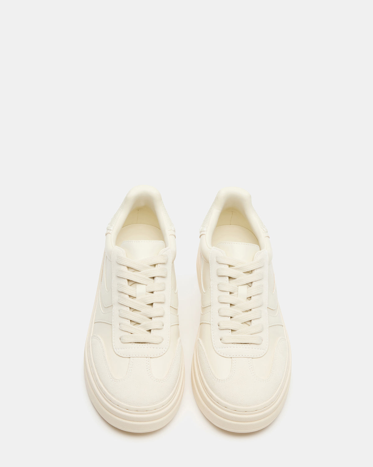 DODGE Off-White Low-Top Platform Women's Sneaker | Steve Madden Best Seller