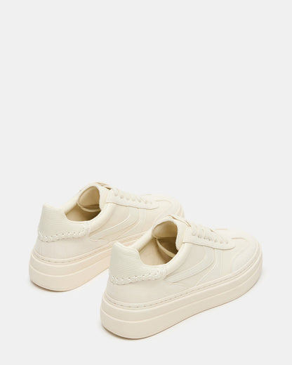 DODGE Off-White Low-Top Platform Women's Sneaker | Steve Madden Best Seller