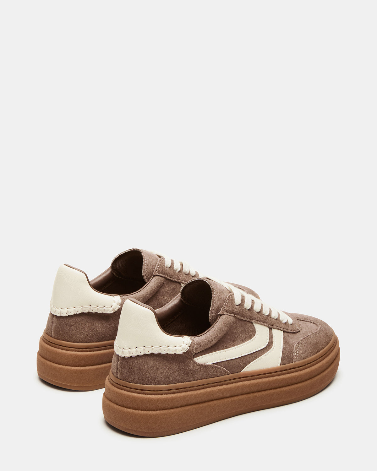 DODGE Espresso Low-Top Platform Women's Sneaker | Steve Madden Trending