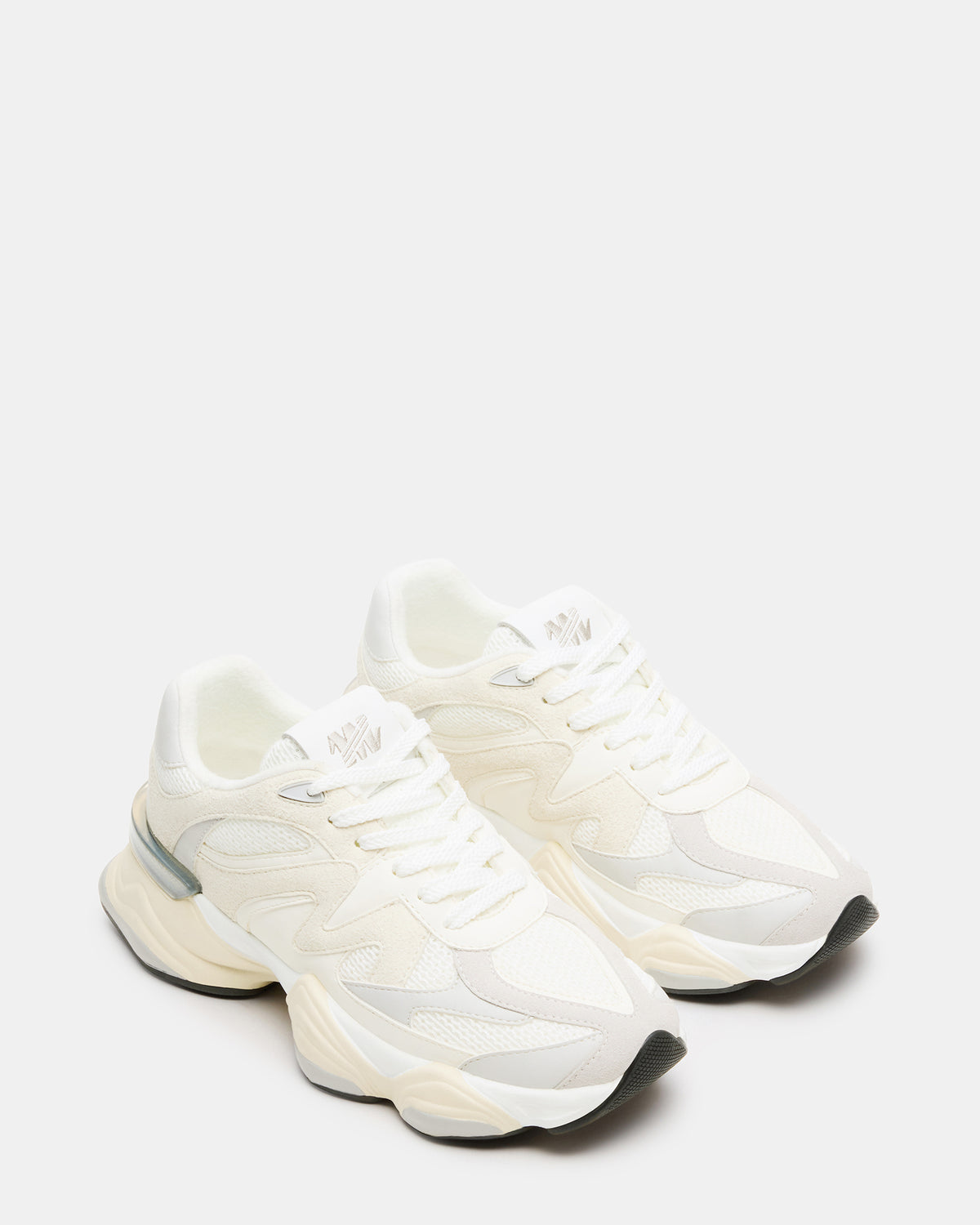 SEBI White Multi Low-Top Lace-Up Women's Sneaker | Steve Madden Featured