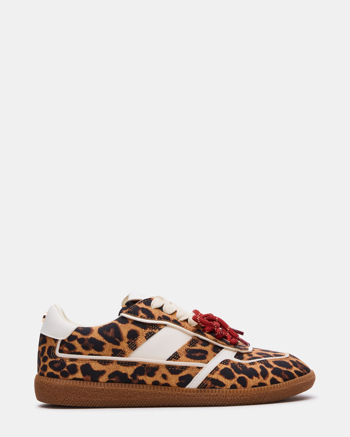 SPORTY Leopard Low-Top Lace-Up Women's Sneaker | Steve Madden Best Price