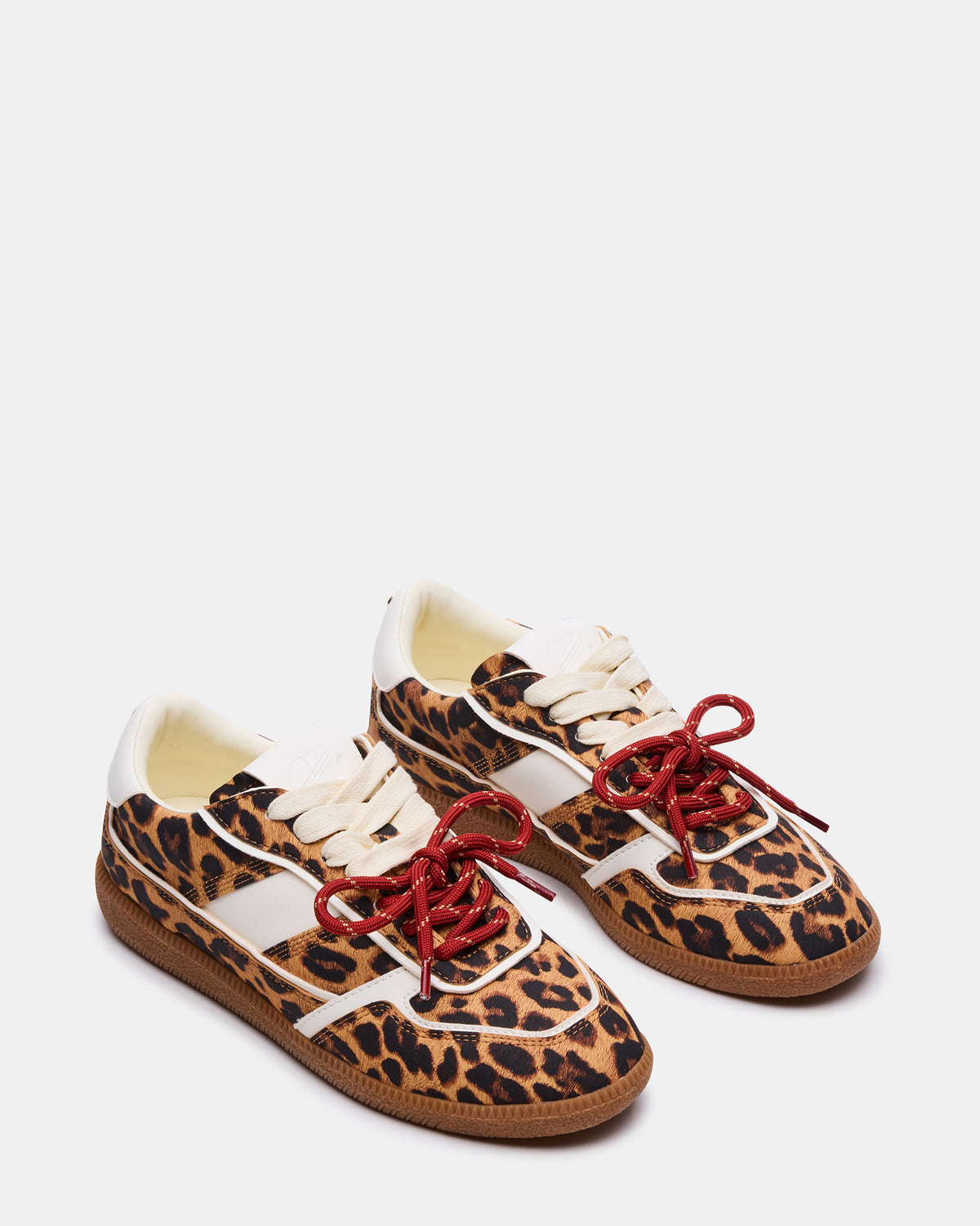 SPORTY Leopard Low-Top Lace-Up Women's Sneaker | Steve Madden Best Price