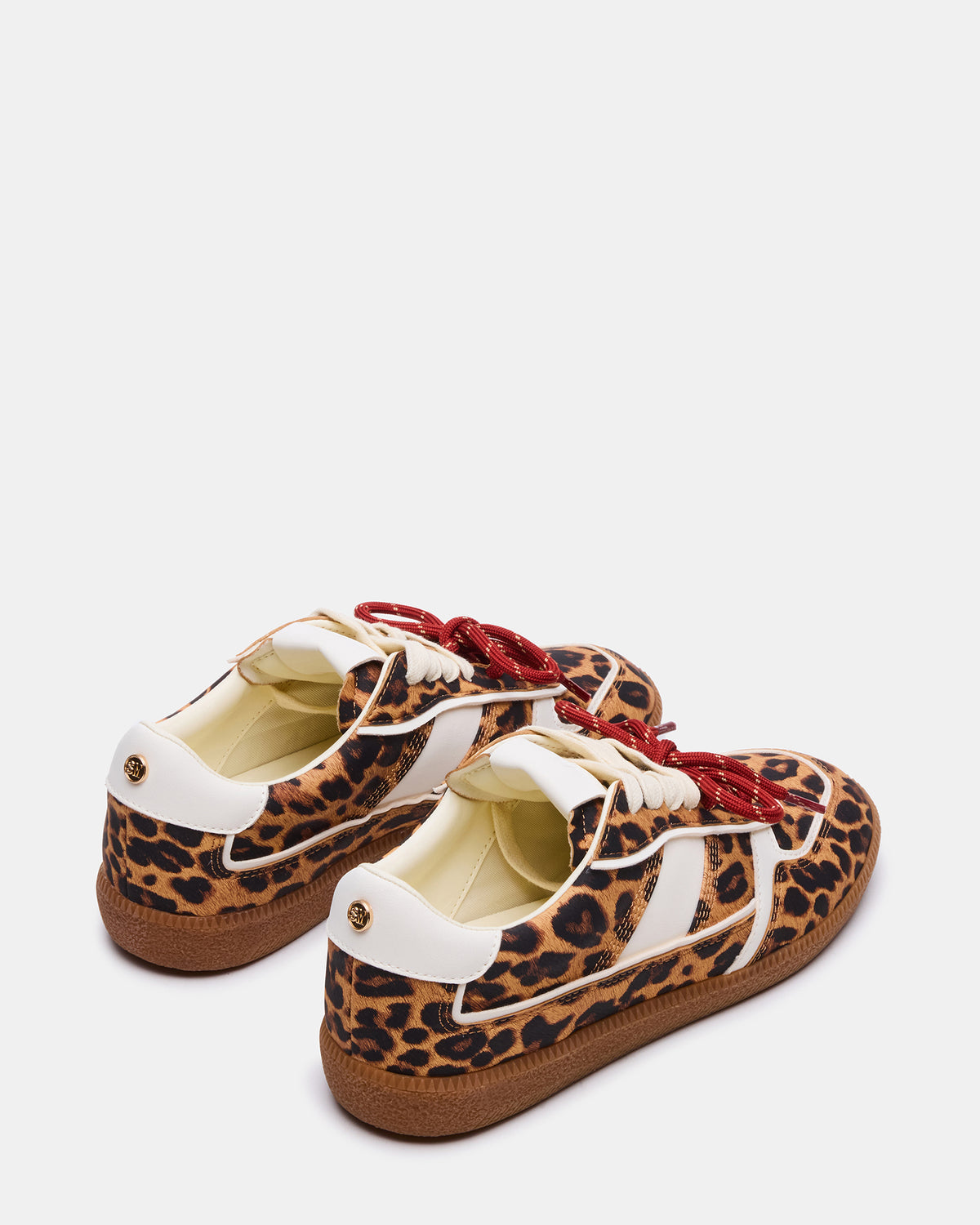 SPORTY Leopard Low-Top Lace-Up Women's Sneaker | Steve Madden Best Price