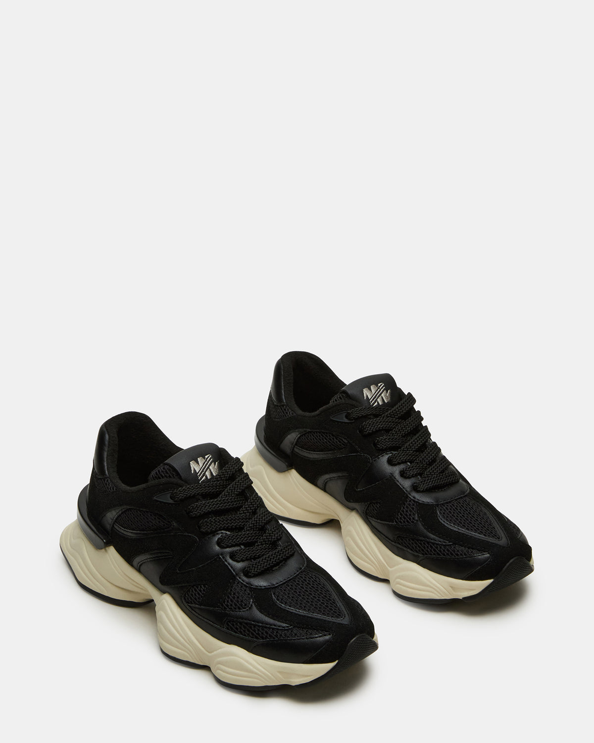 SEBI Black Low-Top Lace-Up Women's Sneaker | Steve Madden Classic