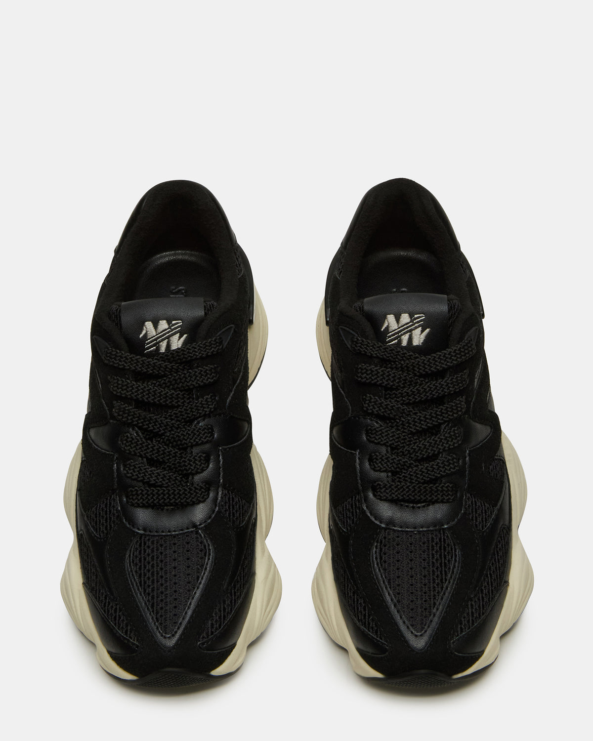 SEBI Black Low-Top Lace-Up Women's Sneaker | Steve Madden Classic