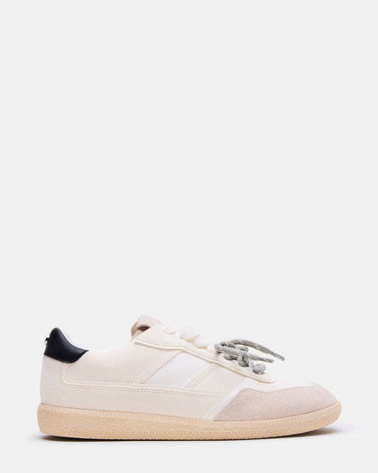 SPORTY White Low-Top Lace-Up Women's Sneaker | Steve Madden Featured