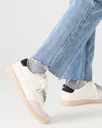 SPORTY White Low-Top Lace-Up Women's Sneaker | Steve Madden Featured