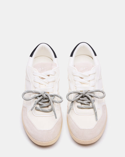 SPORTY White Low-Top Lace-Up Women's Sneaker | Steve Madden Featured