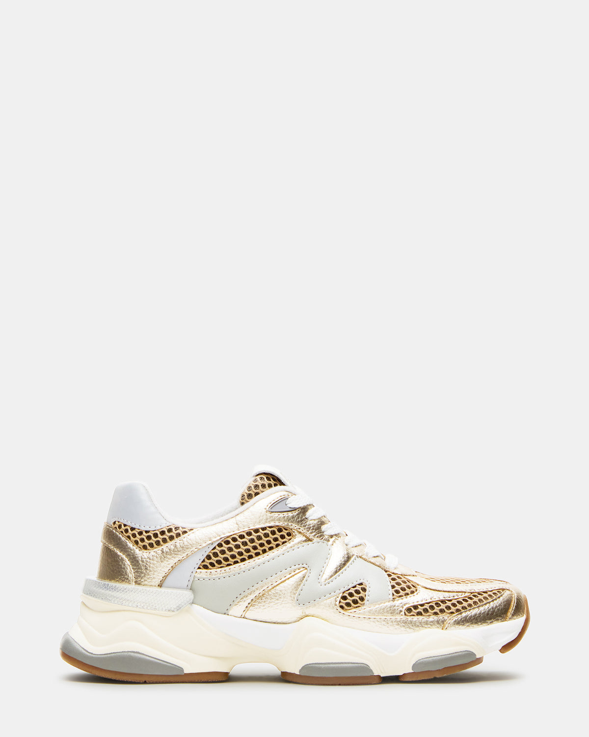 SEBI Gold Multi Low-Top Lace-Up Women's Sneaker | Steve Madden Recommended