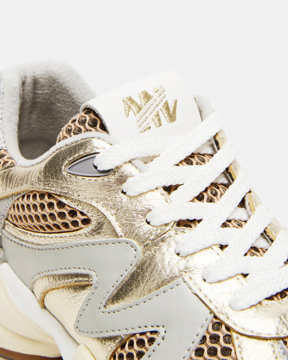 SEBI Gold Multi Low-Top Lace-Up Women's Sneaker | Steve Madden Recommended