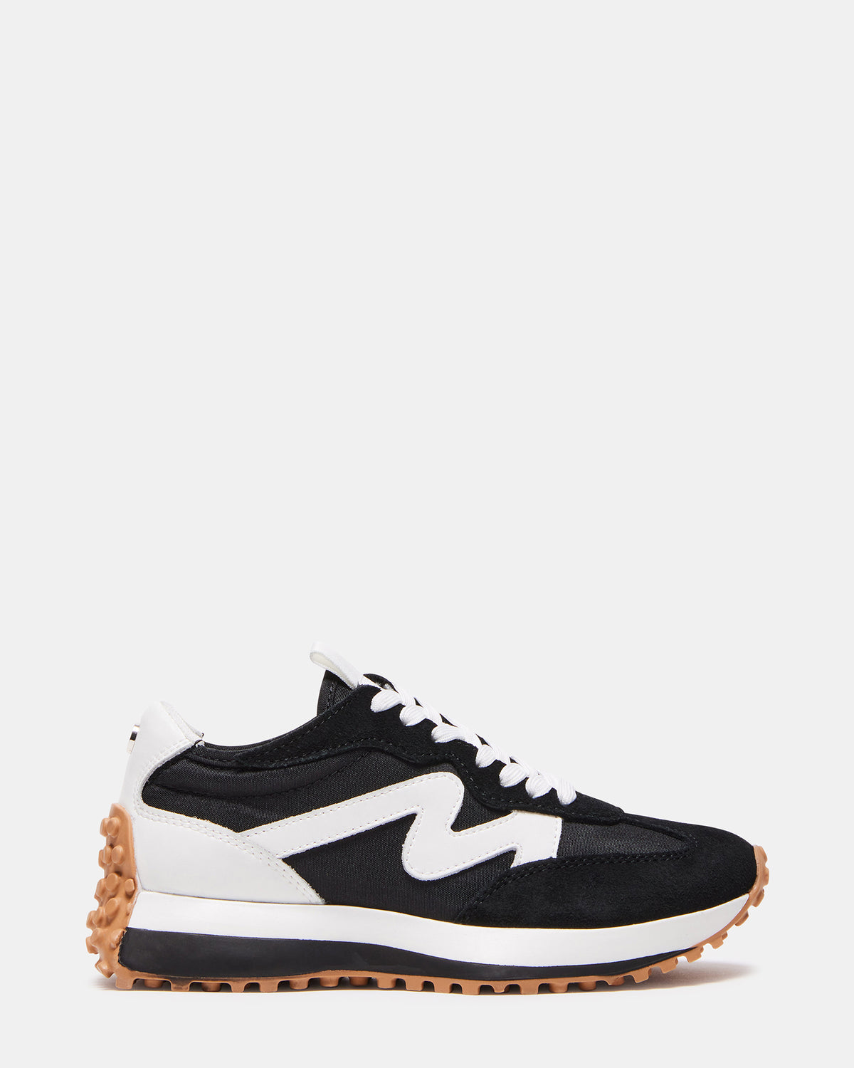 CAMPO Black/White Lace-Up Women's Sneaker | Steve Madden Recommended