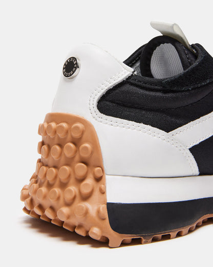 CAMPO Black/White Lace-Up Women's Sneaker | Steve Madden Recommended