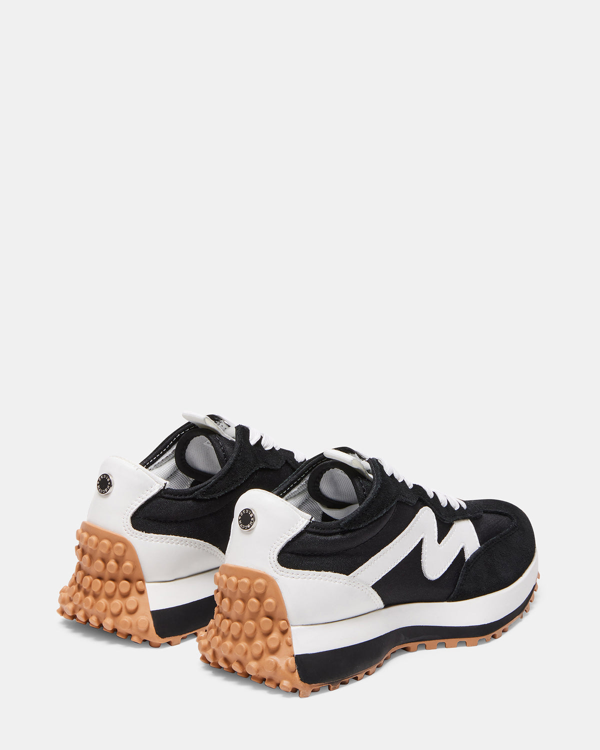 CAMPO Black/White Lace-Up Women's Sneaker | Steve Madden Recommended
