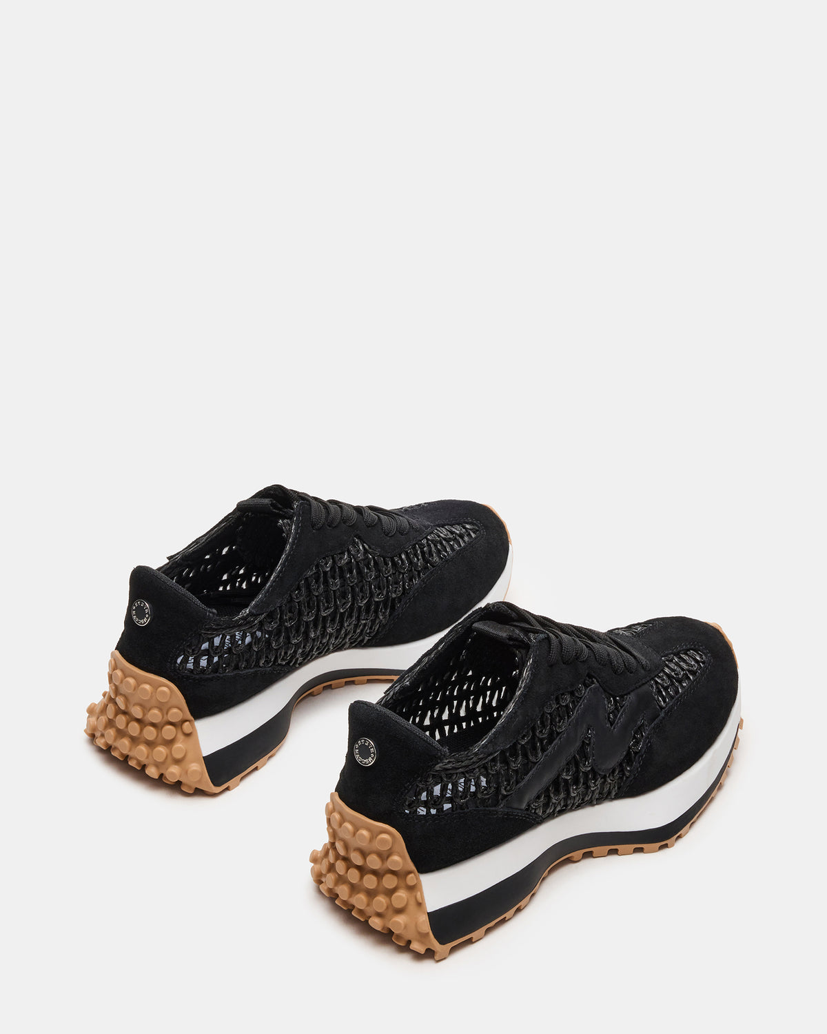 CAMPO Black/Beige Lace-Up Women's Sneaker | Steve Madden Essential