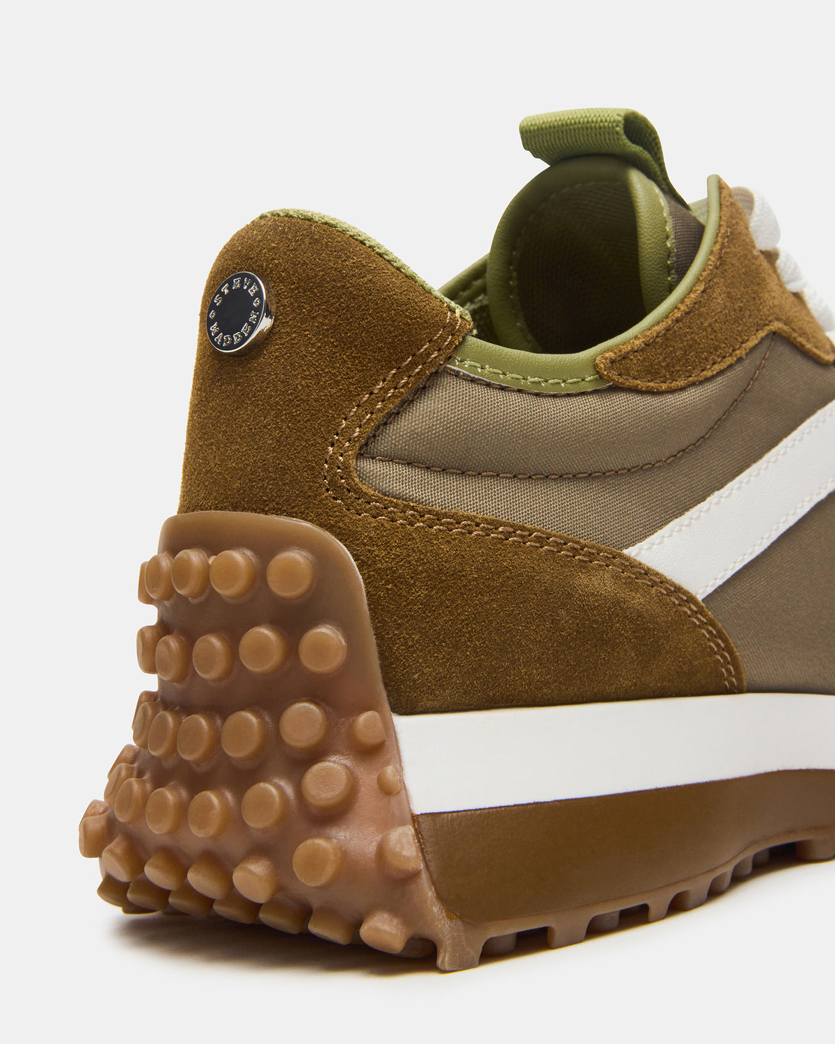 CAMPO Olive Multi Lace-Up Women's Sneaker | Steve Madden Value