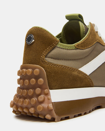 CAMPO Olive Multi Lace-Up Women's Sneaker | Steve Madden Value