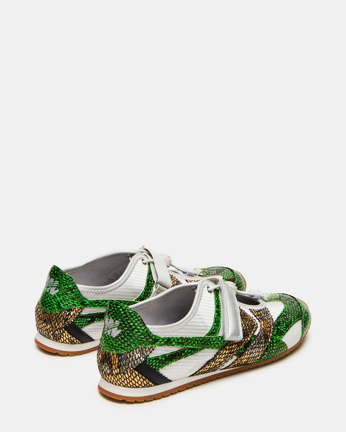 VIPER Green Multi Low-Top Velcro Women's Sneaker | Steve Madden Quality