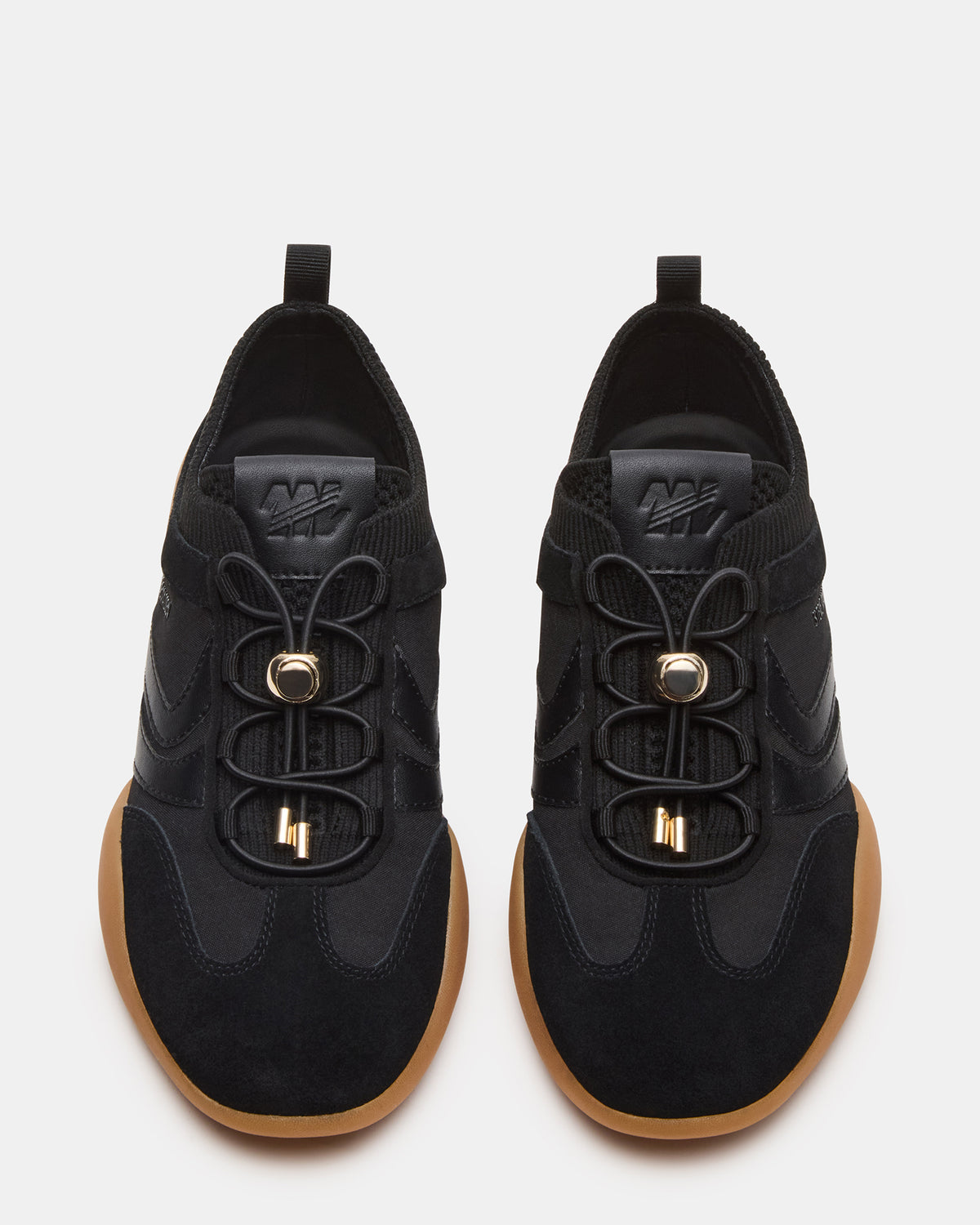 REBOOT Black Glitter Black Low-Top Lace-Up Women's Sneaker | Steve Madden Deals