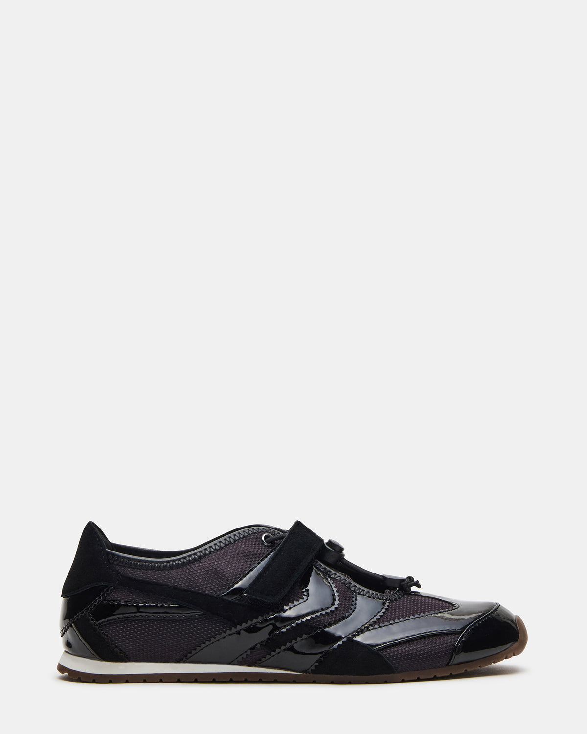 VIPER Black Low-Top Velcro Women's Sneaker | Steve Madden Best Seller