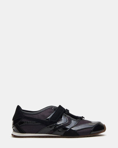 VIPER Black Low-Top Velcro Women's Sneaker | Steve Madden Best Seller