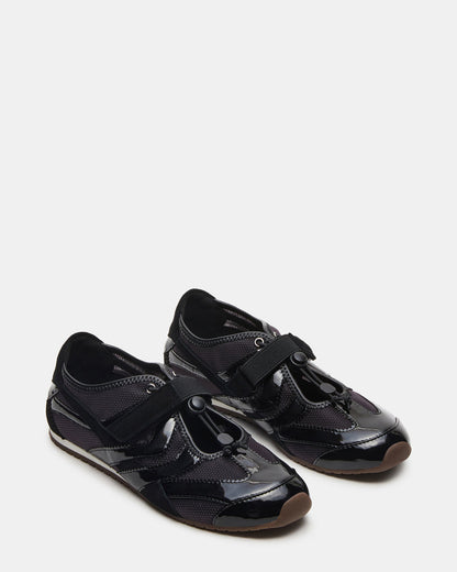 VIPER Black Low-Top Velcro Women's Sneaker | Steve Madden Best Seller