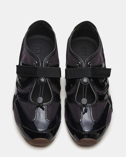 VIPER Black Low-Top Velcro Women's Sneaker | Steve Madden Best Seller