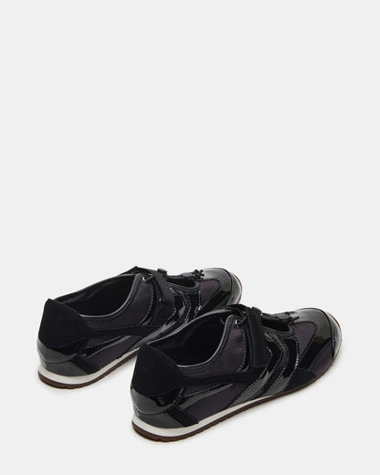 VIPER Black Low-Top Velcro Women's Sneaker | Steve Madden Best Seller