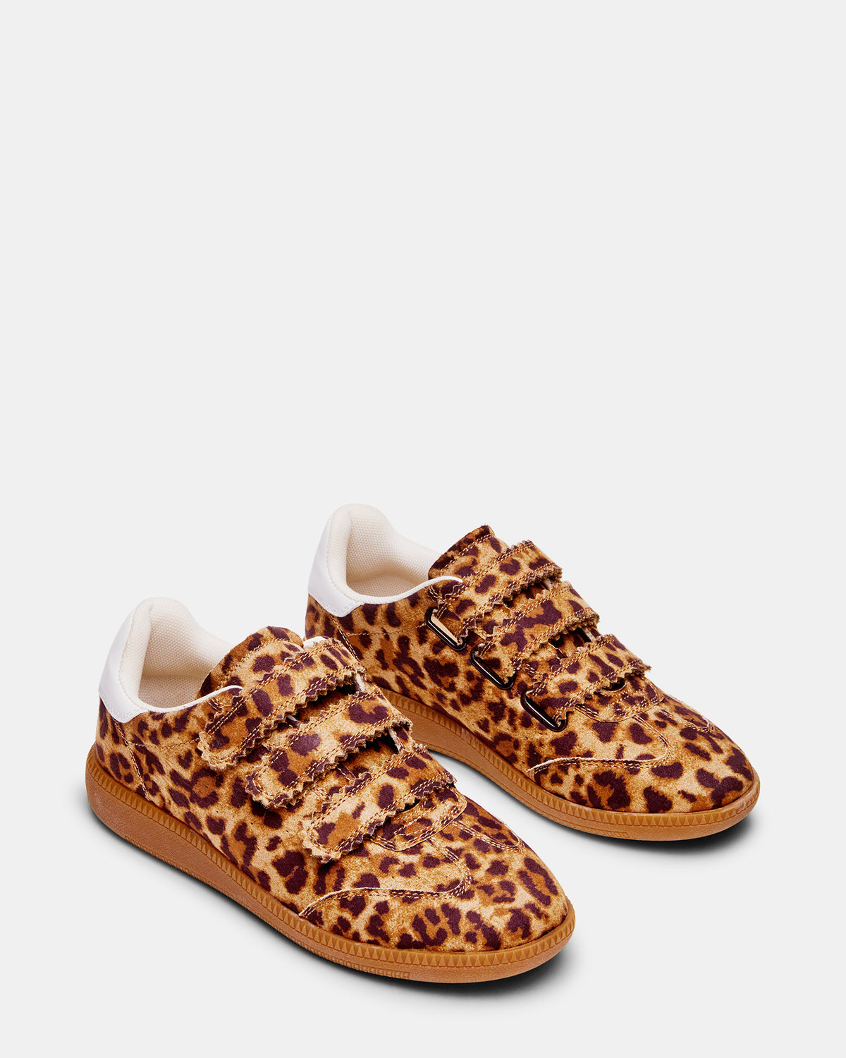 MOMENTUM Leopard Velcro Low-Top Women's Sneakers | Steve Madden Quality