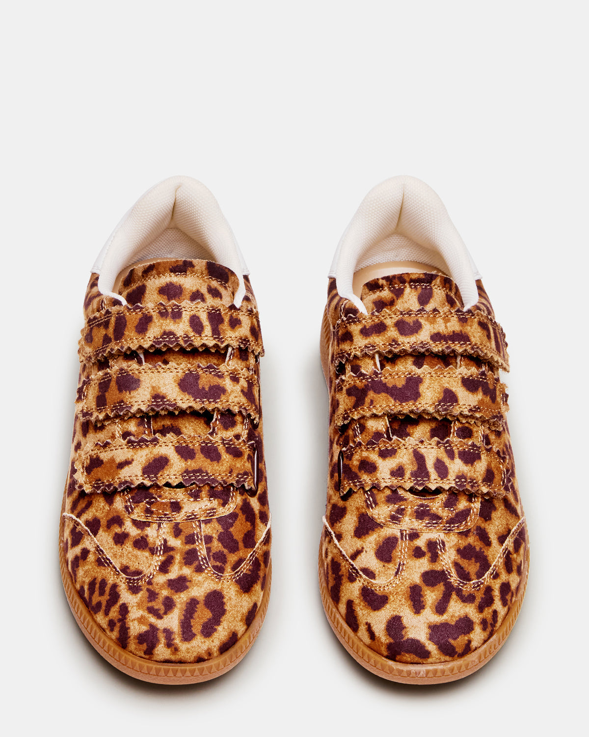 MOMENTUM Leopard Velcro Low-Top Women's Sneakers | Steve Madden Quality