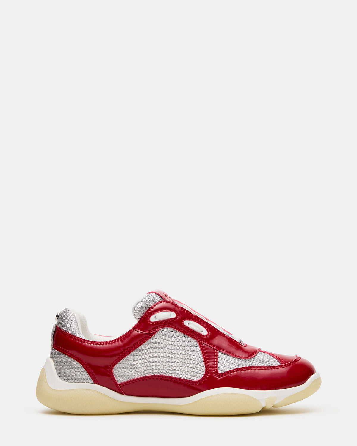 DUSTIN Red Mesh Lace-Up Low-Top Women's Sneaker | Steve Madden Hot Sale