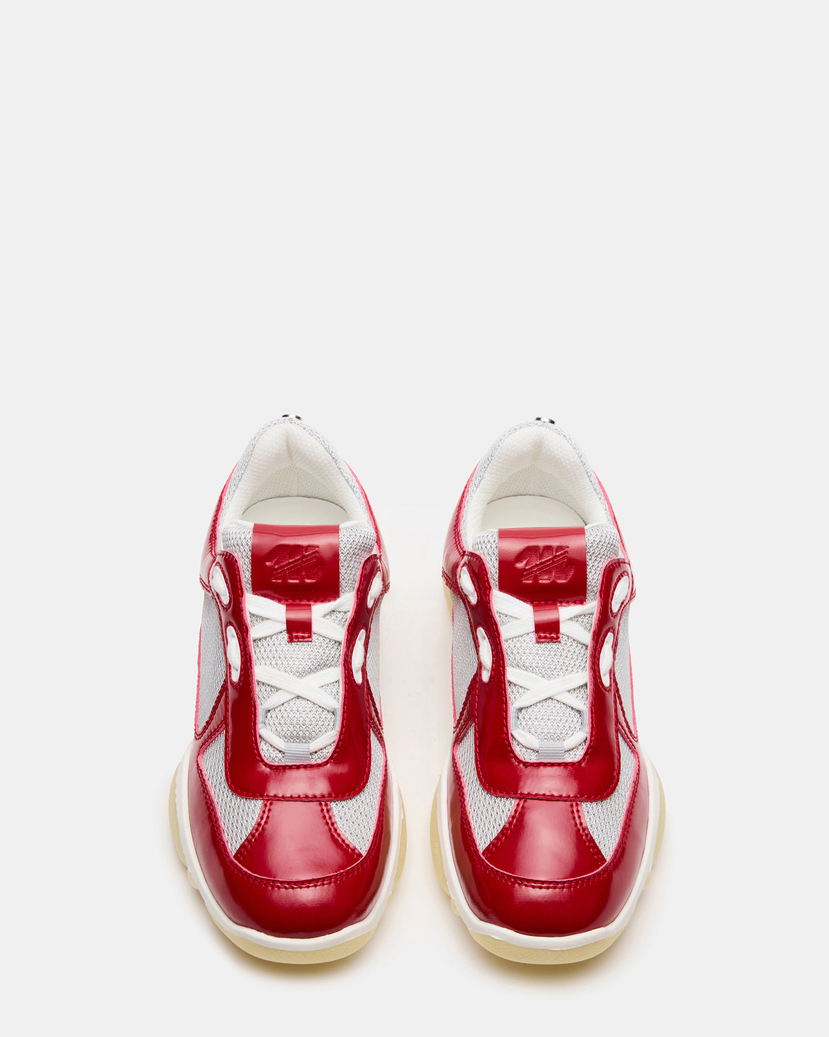 DUSTIN Red Mesh Lace-Up Low-Top Women's Sneaker | Steve Madden Hot Sale