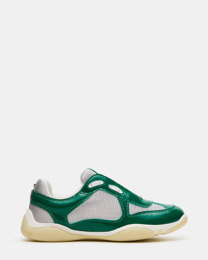 DUSTIN Green Mesh Lace-Up Low-Top Women's Sneaker | Steve Madden Deals