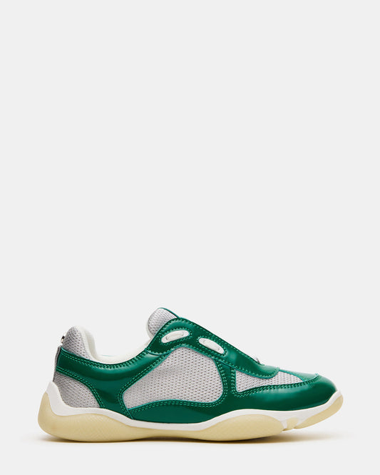 DUSTIN Green Mesh Lace-Up Low-Top Women's Sneaker | Steve Madden Deals