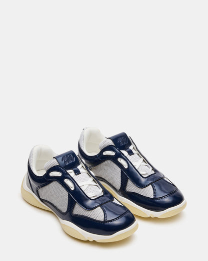 DUSTIN Navy Mesh Lace-Up Low-Top Women's Sneaker | Steve Madden Value