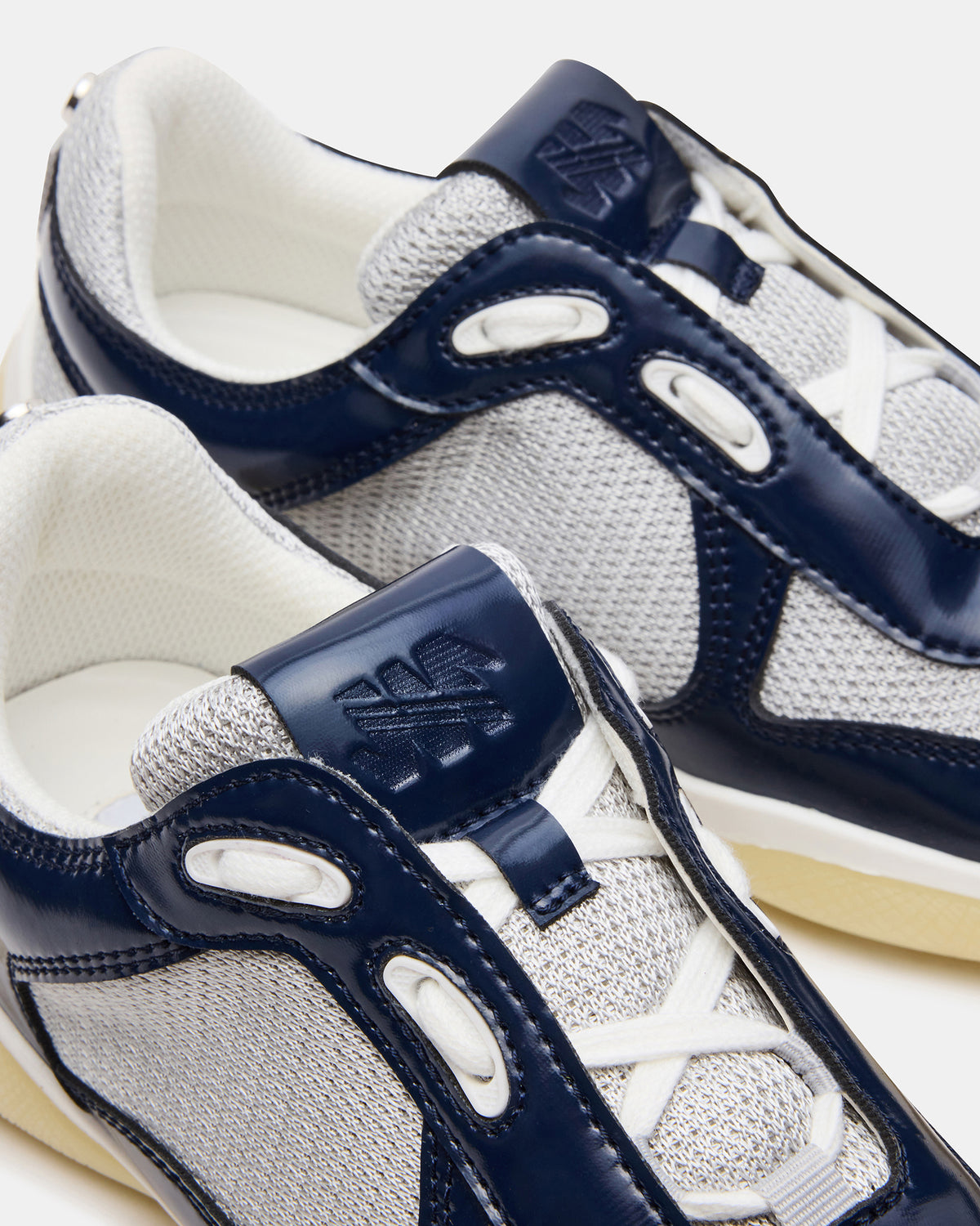 DUSTIN Navy Mesh Lace-Up Low-Top Women's Sneaker | Steve Madden Value