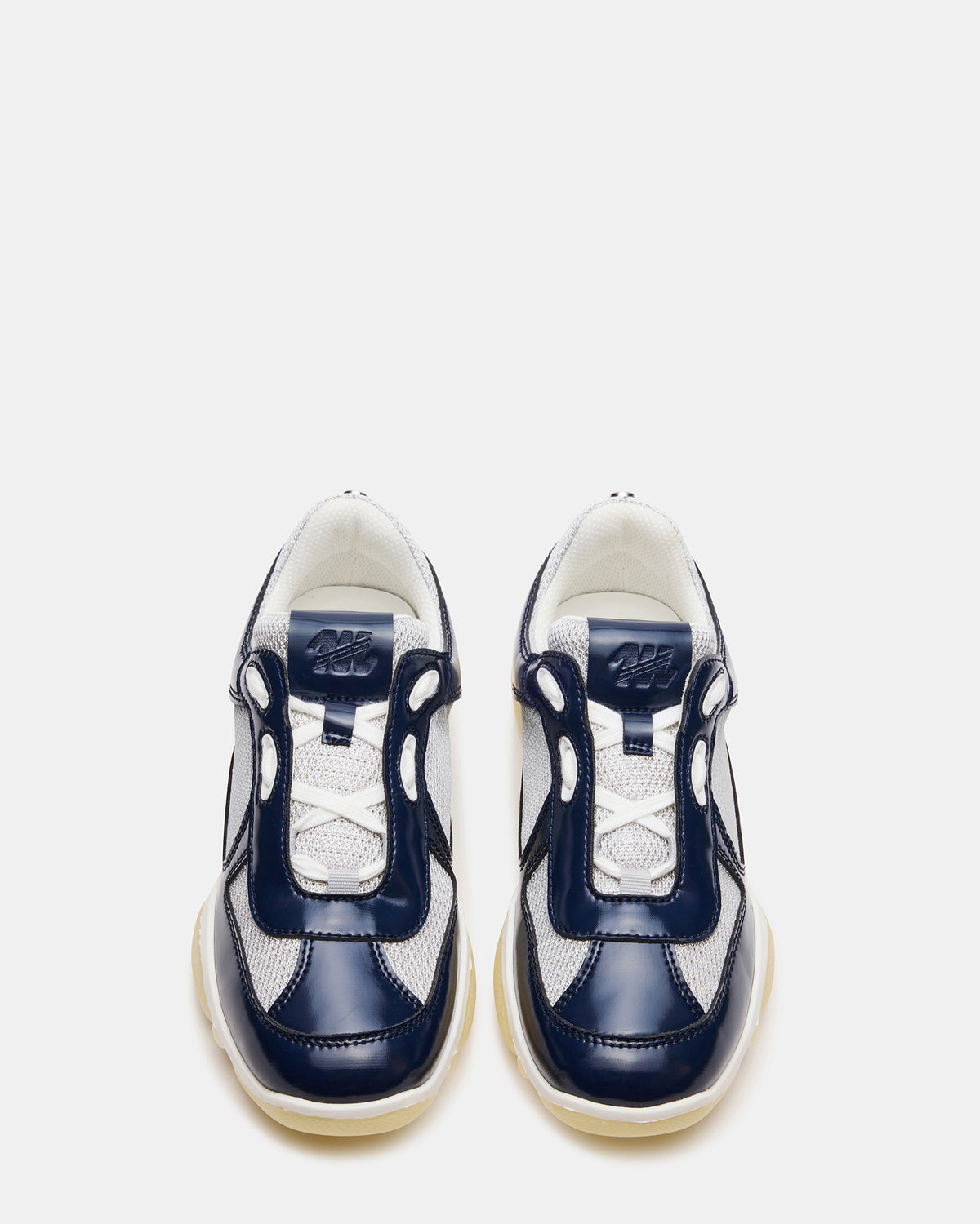 DUSTIN Navy Mesh Lace-Up Low-Top Women's Sneaker | Steve Madden Value